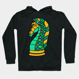 Aquatic Chess Knight Hoodie